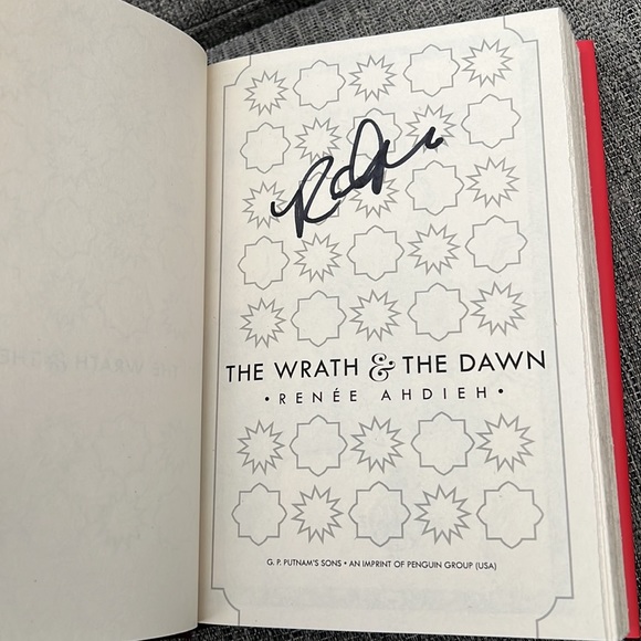 Signed The Wrath and the Dawn by Renee Ahdieh Hardcover - Picture 3 of 8